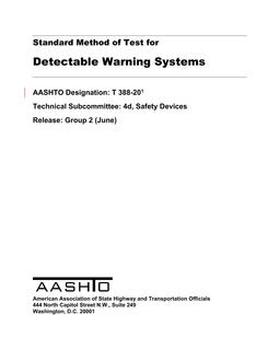 AASHTO T 388-20