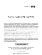 AATCC Technical Manual – 2018