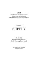 GEOP Series: Supply, Supplemental Gases – Peak Shaving/Base Load, Book S-2, Vol. I