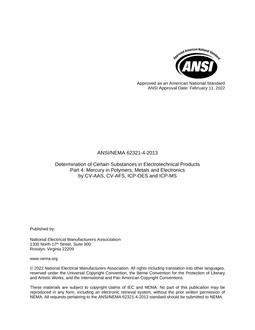 ANSI/NEMA 62321-4-2013