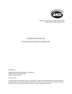 ANSI/NEMA MW 1000-2023