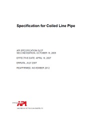API Spec 5LCP (R2012)