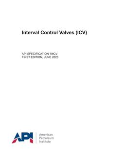 API Spec 19ICV