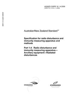 AS/NZS CISPR 16.1.4-2009