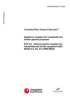 AS/NZS 60320.2.2-2004