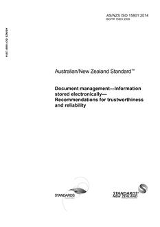 AS/NZS ISO 15801:2014