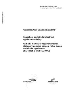AS/NZS 60335.2.6-2008