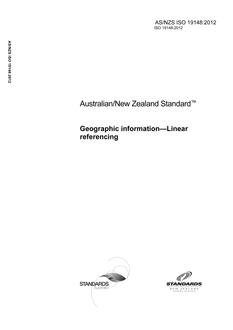 AS/NZS ISO 19148-2012