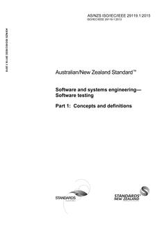 AS/NZS ISO/IEC/IEEE 29119.1:2015