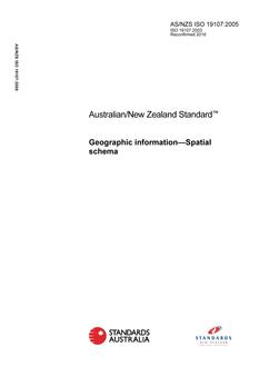 AS/NZS ISO 19107-2005