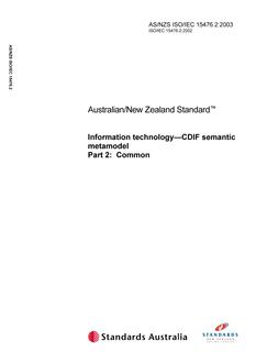 AS/NZS ISO/IEC 15476.2-2003