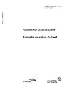 AS/NZS ISO 19117-2013