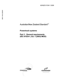AS/NZS 61534.1-2008