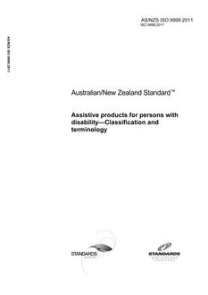 AS/NZS ISO 9999-2011