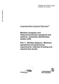 AS/NZS IEC 62320.1:2015