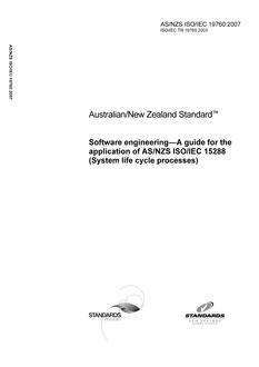 AS/NZS ISO/IEC 19760-2007