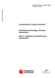 AS/NZS ISO/IEC 15504.3-2004