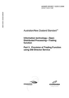 AS/NZS ISO/IEC 13235.3:2006