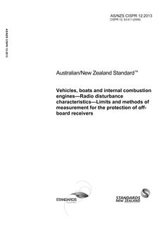 AS/NZS CISPR 12:2013