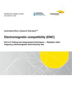 AS/NZS IEC 61000.4.3:2021