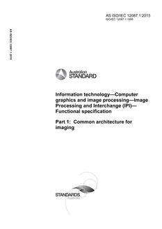 AS ISO/IEC 12087.1:2015