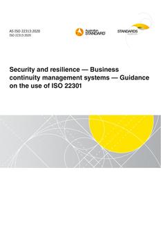 AS ISO 22313:2020