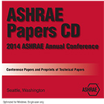 ASHRAE Papers CD: 2014 ASHRAE Annual Conference – Seattle, WA.