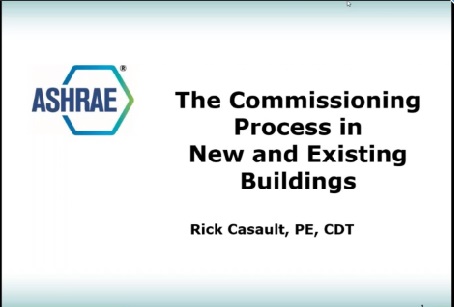 Commissioning Process in New & Existing Buildings