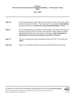 Advanced Energy Design Guide for Multifamily Buildings: Achieving Zero Energy