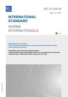 IEC 61169-59 Ed. 1.0 b:2017