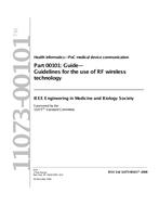 IEEE Health Informatics/Medical Device Communication Standards Collection:  VuSpec(TM)