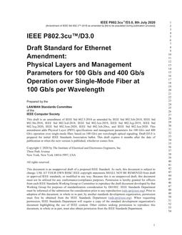 IEEE P802.3cu