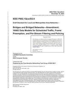 IEEE P802.1Qcw