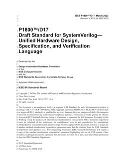 IEEE P1800