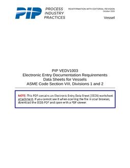 PIP VEDV1003 EEDS